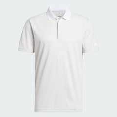 Áo Polo Golf Adidas Nam Chính Hãng - Adi Performance Heathered Polo Shirt - Màu Trắng | JapanSport IU4487