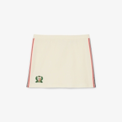 Chân Váy Lacoste Nữ Chính Hãng - Textured piqué skirt - Màu Navy | JapanSport JF0522-51-XFJ