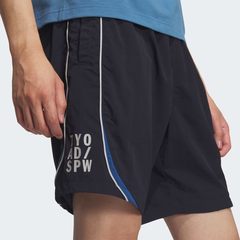 Quần Short Adidas Nam Chính Hãng - Brand Love Loose Fit Light Woven - Màu Navy | JapanSport KF3694