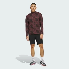 Áo Khoác Adidas Chính Hãng - Go-To Printed Quarter-Zip Sweatshirt - Màu Đỏ | JapanSport IK3018