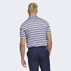 Áo Polo Adidas Nam Chính Hãng - TWO-COLOR STRIPED - Navy/White | JapanSport HS7579