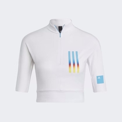 Áo Phông Adidas Nữ Chính Hãng - SLIM FIT MISSION VICTORY - Trắng | JapanSport HN1611