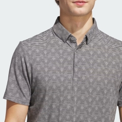 Áo Polo Adidas Nam Chính Hãng - Go-To Printed Stripe Polo Shirt - Màu Xám | JapanSport JF4932