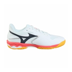 Giày Tennis Mizuno Chính hãng - Wave Exceed Court Wide OC - Màu Trắng | JapanSport 61GB2518-60