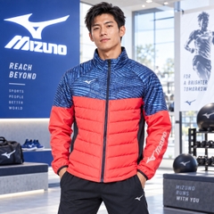 Áo Khoác Mizuno Chính Hãng - Techfill Jacket - Màu Xanh/Đỏ | JapanSport  62JE2505-63