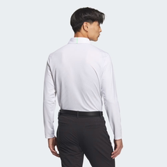 Áo Dài Tay Adidas Nam Chính Hãng - Jacquard Polo Long Sleeve - Màu Trắng | JapanSport JM9538