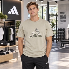 Áo Phông Adidas Nam Chính Hãng - Train Essentials Camouflage Graphic Logo T-Shirt - Màu  | JapanSport IW8487