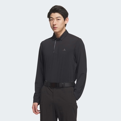 Áo Dài Tay Adidas Nam Chính Hãng - ULTIMATE365 TOUR LONG-SLEEVE POLO SHIRT  - Màu đen | JapanSport KA1783