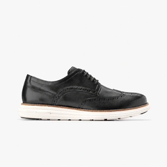 Giày Cole Haan Nam Chính Hãng - ØriginalGrand Remastered Wingtip Oxfords - Màu Đen | JapanSport C39598