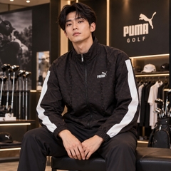 Áo Khoác Puma Chính Hãng -  CORE HERITAGE Woven Lined Track Jacket - Màu Đen  | JapanSport 683581-01