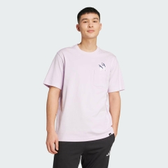 Áo Phông Adidas Chính hãng - Lounge Sandal Graphic - Màu Tím| JapanSport JM0375