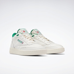 Giày Reebok Chính Hãng - Adult Club C Mid II Vintage Sneaker - Màu trắng | JapanSport H68833