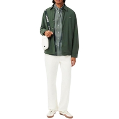 Áo Sơ Mi Lacoste Chính Hãng - Men's Regular Fit Plaid Poplin Shirt - Màu Green | JapanSport CH6981-51-IC3