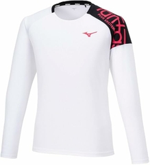 Áo Mizuno Chính Hãng - FUNTAST Training Shirt - Màu Trắng | JapanSport V2MAA521-01
