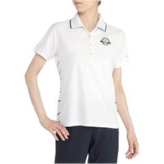 Áo Polo Mizuno Nữ Chính Hãng - Quick-Dry Sideline Polo Shirt - Màu Trắng | JapanSport E2MA2202-01