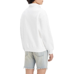 Áo Khoác Levi's Chính Hãng - Relaxed Graphic Quarter Zip Pocket Sweatshirt - Màu Trắng | JapanSport A52420009
