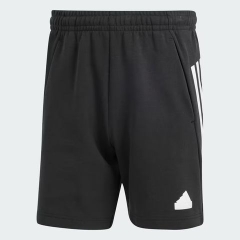 Quần Short Adidas Nam Chính Hãng - Men's 3-Stripes Sweat Half Pants - Màu Đen| JapanSport IN3312