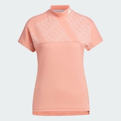 Áo Phông Adidas Nữ Chính Hãng - Big Badge of Sport Short Sleeve Mock Neck Shirt - Màu Hồng | JapanSport HY0918