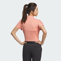 Áo Phông Adidas Nữ Chính Hãng - Big Badge of Sport Short Sleeve Mock Neck Shirt - Màu Hồng | JapanSport HY0918