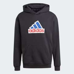 Áo Adidas Nam Chính Hãng - Future Icons Badge of Sport Hoodie - Màu Đen | JapanSport IS3233