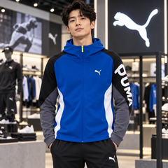 Áo Khoác Puma Chính Hãng -  TAD Knit Jacket - Màu xanh  | JapanSport 527046-45