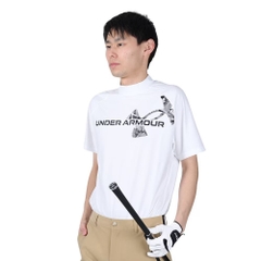Áo Golf Under Armour Chính hãng - Wear Iso-Chill Mock Neck  - Màu Trắng | JapanSport 1384829-100