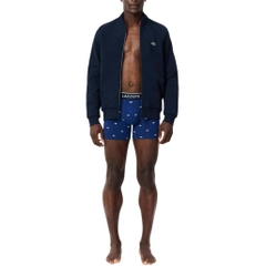 Quần Boxer Lacoste Chính hãng - 3-Pack Cotton Boxer Briefs - Màu Xám/Navy/Đỏ | JapanSport 6H1294-51-W3T