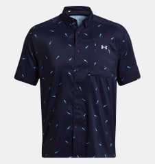 Áo Polo Under Armour Chính hãng - Dockside Short Sleeve T-Shirt - Màu Xanh | JapanSport 1376577-410