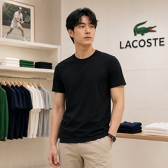 Bộ 3 Áo Phông Lacoste Nam Chính hãng - Men's 3-Pack Cotton Undershirts - Màu Đen/Trắng/Xám | JapanSport TH3321-51-BXY