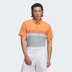 Áo Polo Adidas Nam Chính Hãng - COLOR BLOCK SHORT SLEEVE - Màu  Dusky Orange / Wonder Sage | JapanSport KB4833