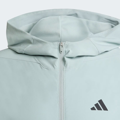 Áo Khoác Adidas Nam Chính Hãng - D4T WORKOUT FULL-ZIP HOODIE - Màu Xanh | JapanSport KA4824