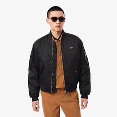 Áo Khoác Lacoste Chính hãng - Men's Water-Repellent Bomber Jacket - Màu Đen | JapanSport BH2899-51-031
