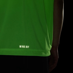 Áo Khoác Adidas Nam Chính Hãng -   Code Chaos short-sleeved windbreaker with half-zip closure - Màu Xanh  | JapanSport JJ0234