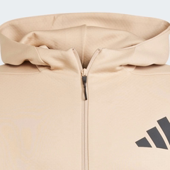 Áo Khoác Adidas Nam Chính Hãng - ZNE Track Jacket with Hood and Full-Body Zip Closure  - Màu Be | JapanSport JF2445