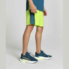 Quần Short Puma Nam Chính Hãng - Run Favorite Velocity 7inch Shorts - Màu Xanh Lá | JapanSport 525005-39