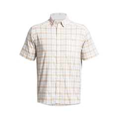 Áo Sơ mi Under Armour Chính hãng - Drift Tide 2.0 Plaid Short-Sleeve T-Shirt - Màu Trắng | JapanSport 1369304-201
