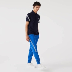 Quần Dài Lacoste Chính hãng - Printed Bands Sweatpants - Màu Xanh | JapanSport XH9888-51-K1Q