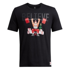 Áo phông Under Armour Chính hãng - Project Rock Red One Believe - Màu Đen | JapanSport 6003011-001