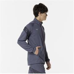 Áo Khoác Mizuno Chính Hãng - Dry Aeroflow Jacket - Màu Đá Xám | JapanSport  32MCB556-17