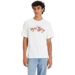 Áo Phông Levi's Chính Hãng - Relaxed Fit Short-Sleeve Graphic T-Shirt - Màu Trắng | JapanSport 16143-1330