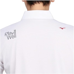 Áo Polo Mizuno Chính Hãng - Men's Golf Wear - Màu Trắng | JapanSport E2MAA013-01