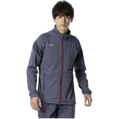 Áo Khoác Mizuno Chính Hãng - Dry Aeroflow Jacket - Màu Đá Xám | JapanSport  32MCB556-17