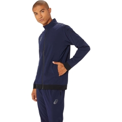 Áo Khoác Asics Chính Hãng - Soccer Wear Stretch Cross Soccer - Màu Xanh | JapanSport 2101a263-405
