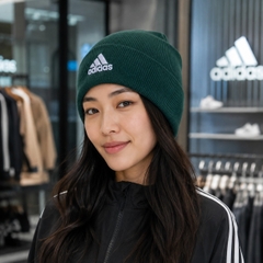 Mũ Len Adidas Chính Hãng - Logo Beanie Cuff - Màu Xanh| JapanSport IY7831