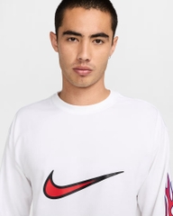 Áo Khoác Nike Chính Hãng - Long-Sleeve T-Shirt - Màu Trắng | JapanSport IB7539-100