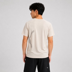Áo Phông Puma Chính hãng - Puma Men's Train All Day Big Cat Short-Sleeve T-Shirt - Màu Be | JapanSport 525939-68