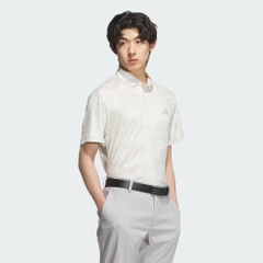 Áo Polo nam Adidas Chính Hãng - Short-Sleeve Printed Pattern - Màu Trắng Kem | JapanSport JE7142