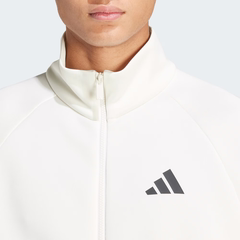 Áo Khoác Adidas Nam Chính Hãng - Stadium Tracktop - Màu Trắng | JapanSport JX5618