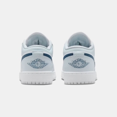 Giày Nike Chính Hãng - Air Jordan 1 Low (GS) - Màu Trắng/Xanh | JapanSport 553560-104