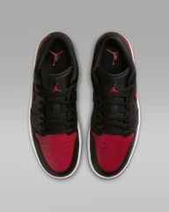 Giày Nam Nike Chính Hãng - Air Jordan 1 Low - Màu Đen Đỏ | JapanSport 553558-067
